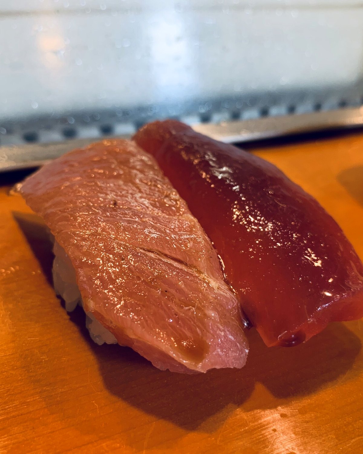 まぐろのにぎり二貫